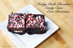 candy cane oreo brownies