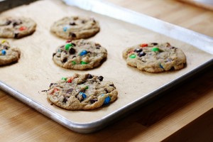 chocolate chip m&m cookies