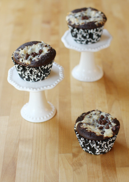 Coconut Black Bottom Cupcakes | Sweet Anna's