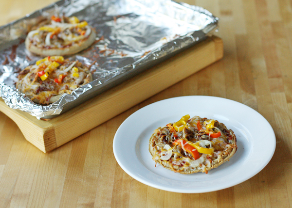 Easy Whole Wheat Waffle Pizzas | Sweet Anna's