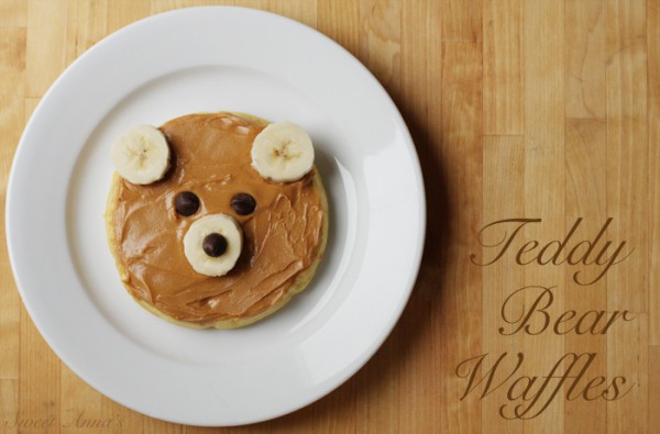 teddy bear eggo waffles