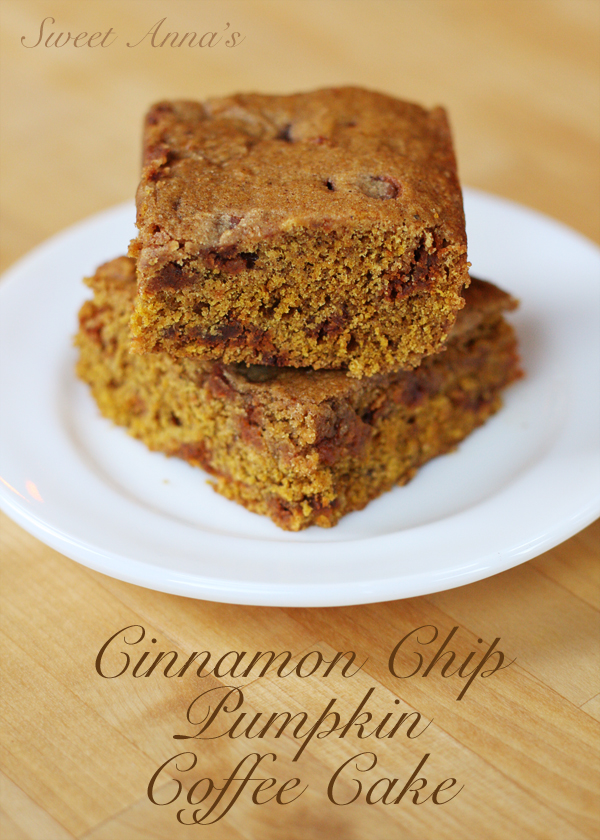 Cinnamon Chip Pumpkin Coffee Cake | Sweet Anna's