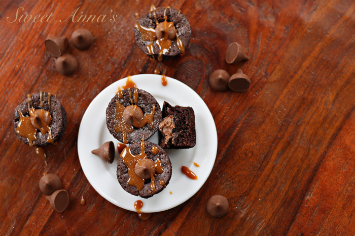 Salted Caramel Mocha Brownie Bites | Sweet Anna's