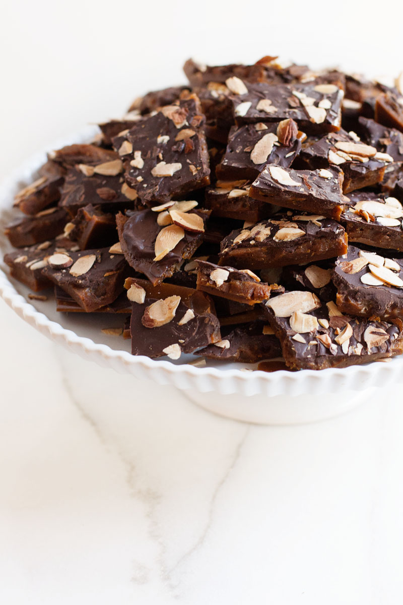 Salted Caramel Coffee Toffee | Sweet Anna's