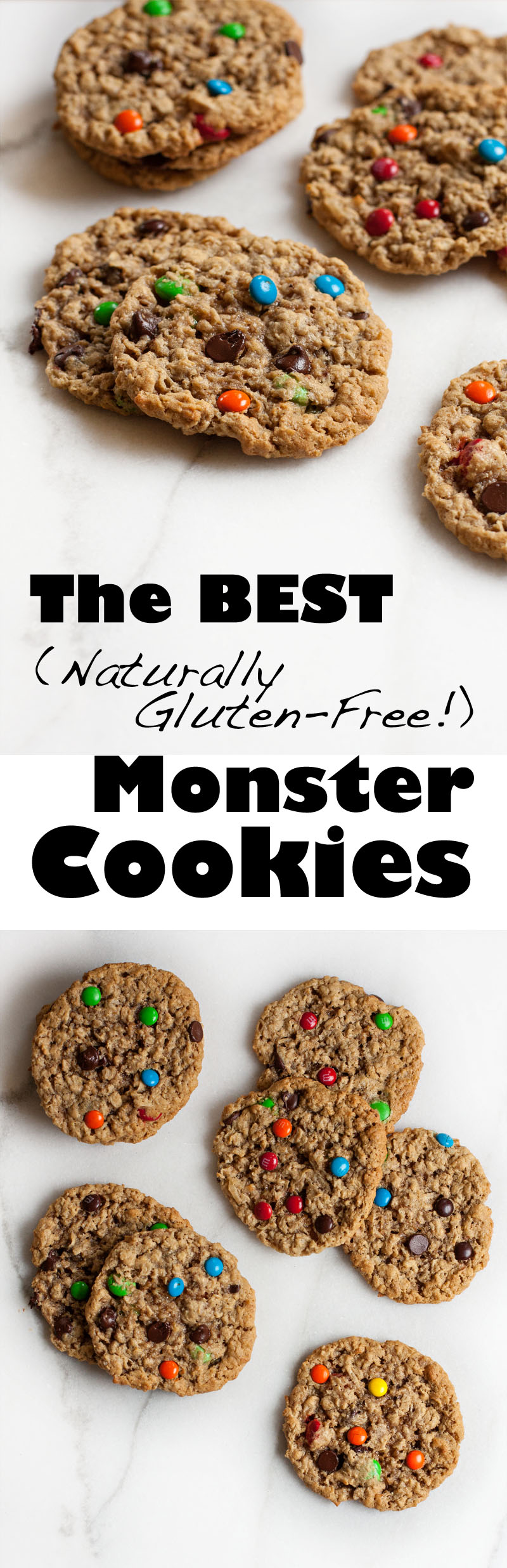 The BEST (naturally gluten free!) Monster Cookies!  | Sweet Anna's
